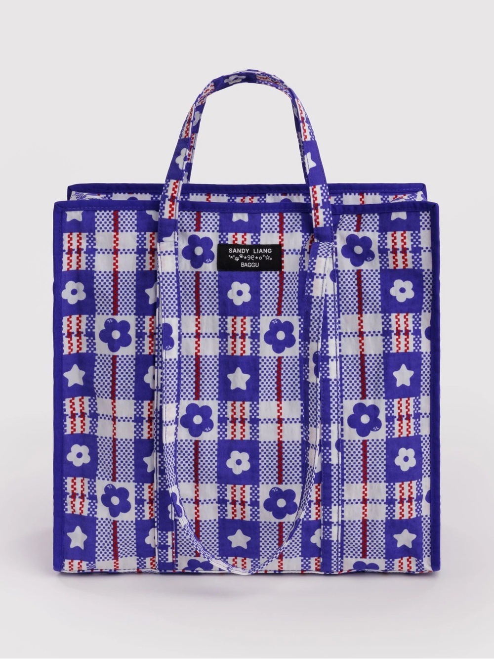 Nwt Baggu X Sandy Liang Blue Market Tote